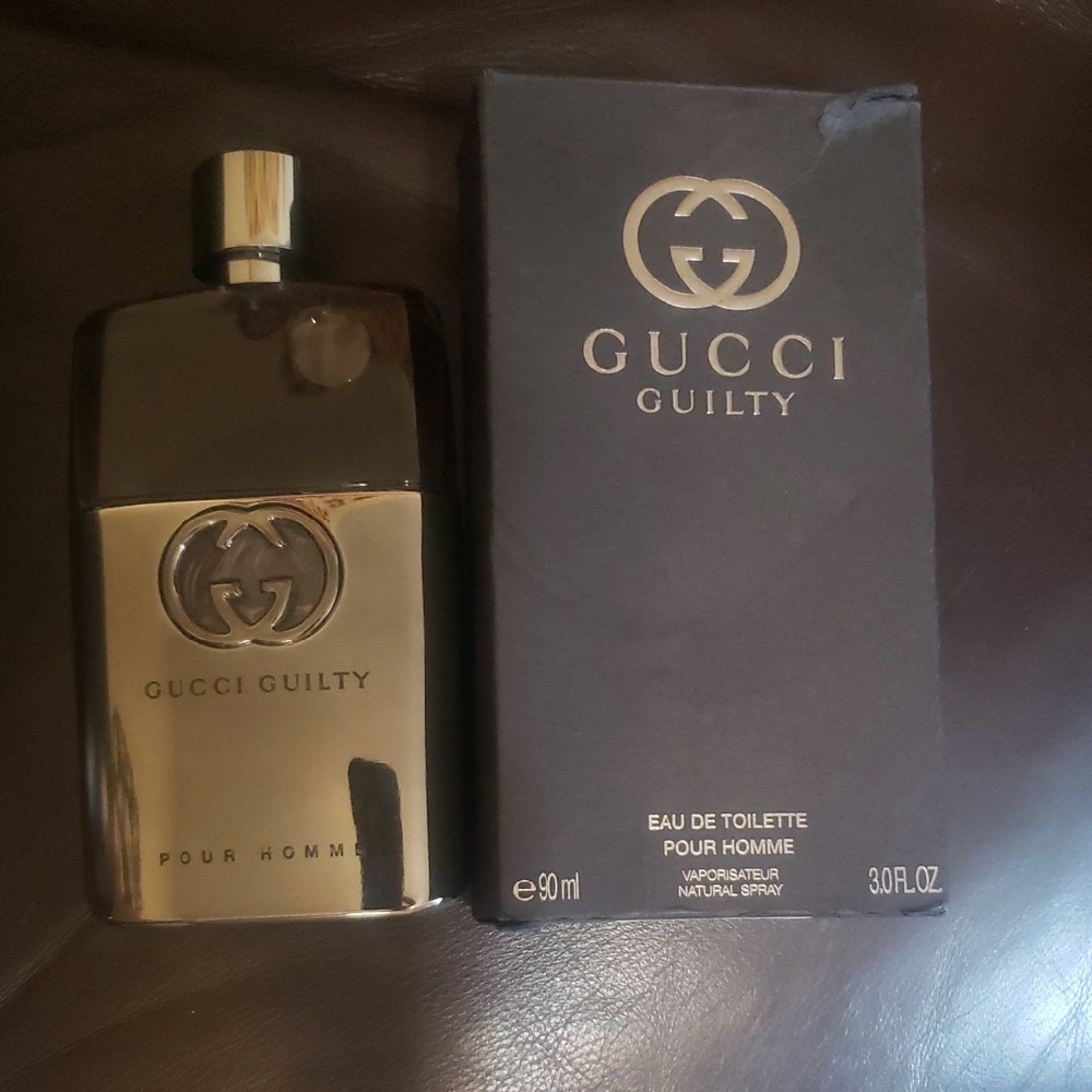 Gucci Guilty Pour Homme Black and Gold Bottle